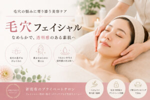 毛穴フェイシャルとは？毛穴の悩みに合わせた美容ケアを解説｜新潟市「あのサロ」
